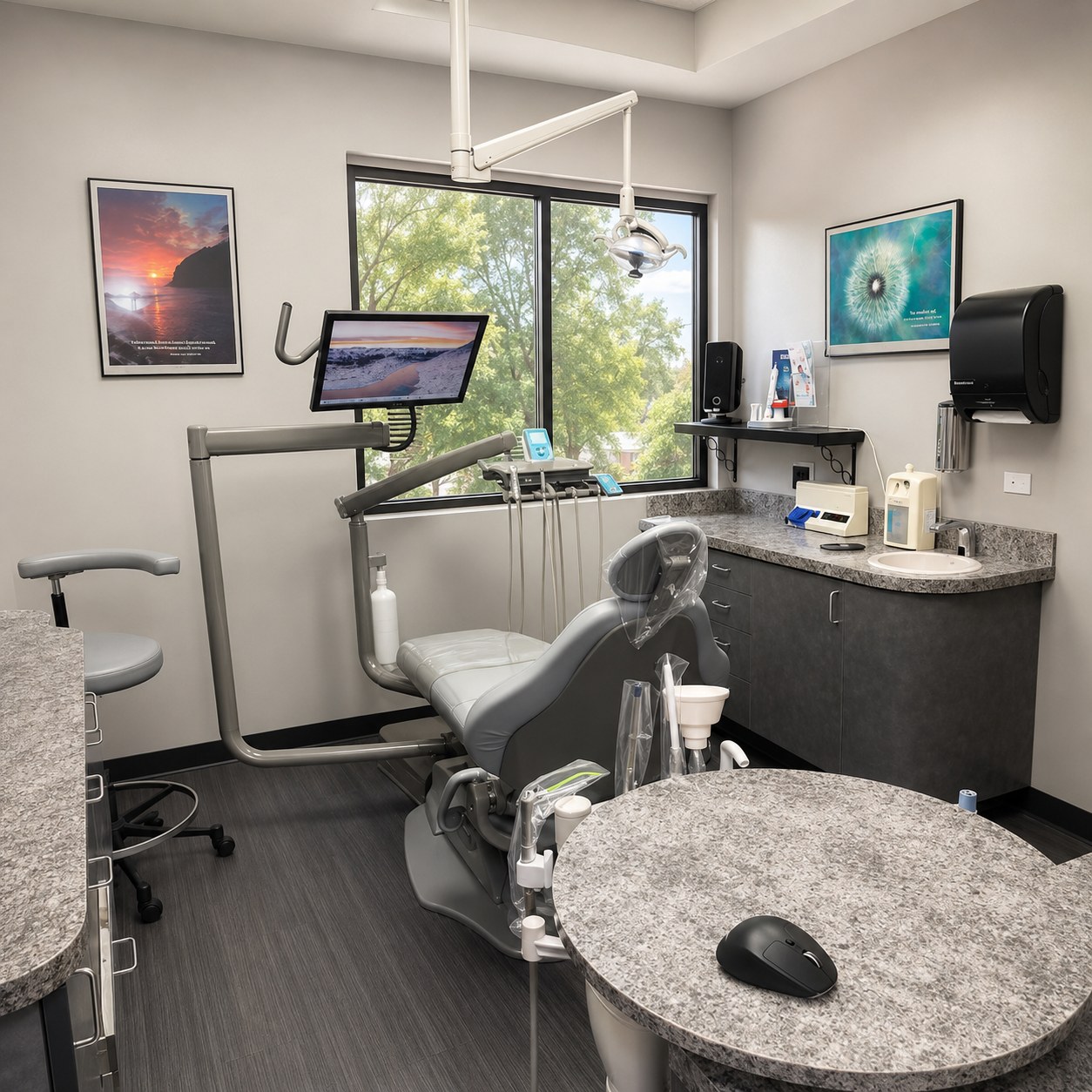 Interior of the North Valley Dentistry treatment suite